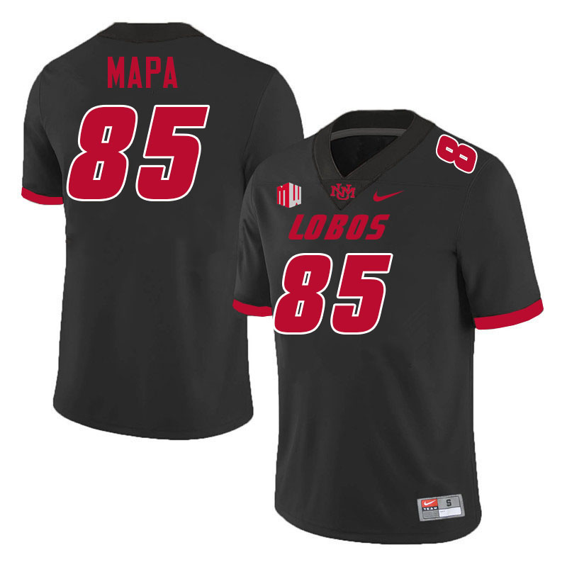 Simon Mapa UNM Lobos Jersey,New Mexico Lobos Football Jersey,Uniforms-Black